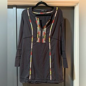 Prana Embroidered Coverup Tunic